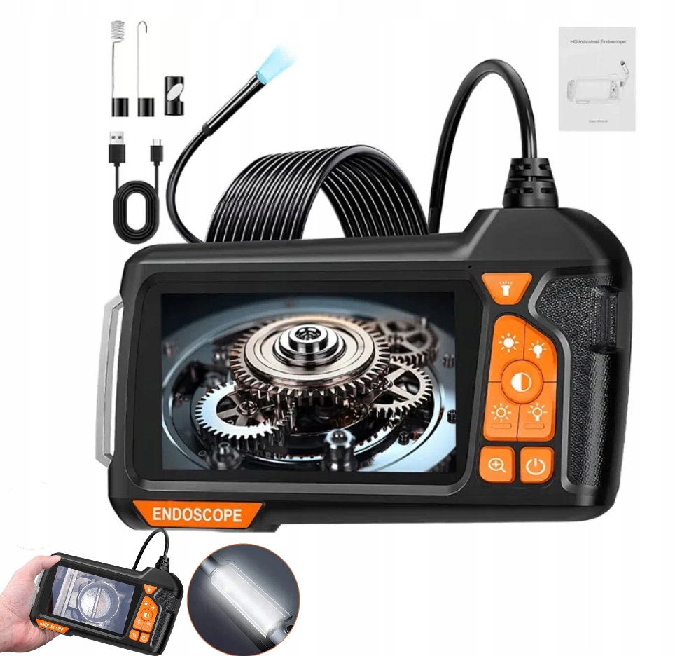 Endoskopická inspekční kamera 5,5 mm Fhd dílenská pro trubky Boroskop