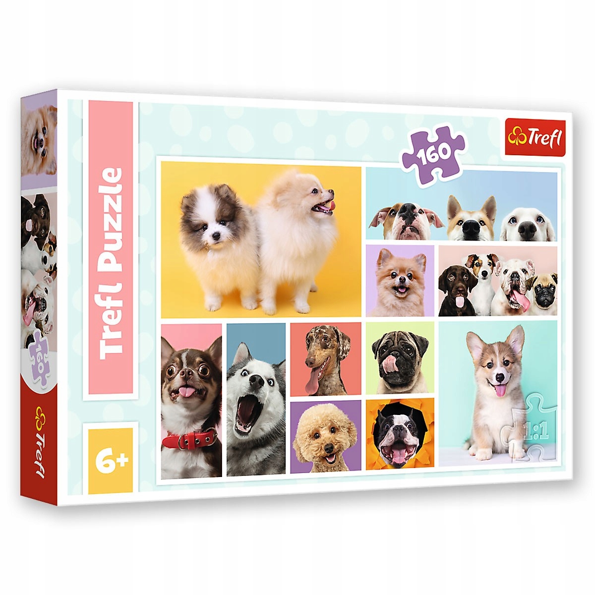 

15412 Trefl Puzzle 160 el Psia Przyjaźń