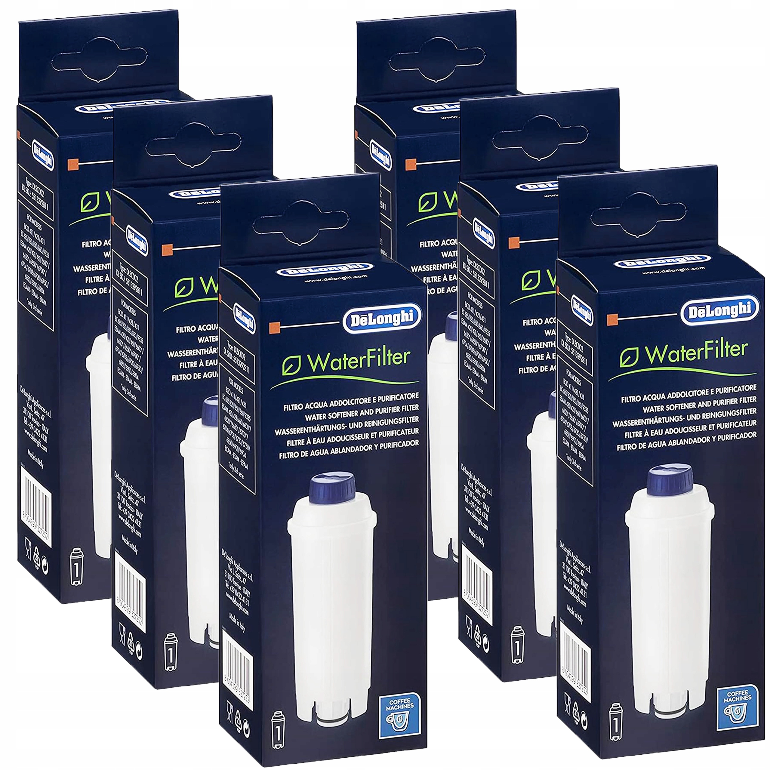 Originálny filter pre kávovar Delonghi Delongi Dls C002 3017 6 kusov