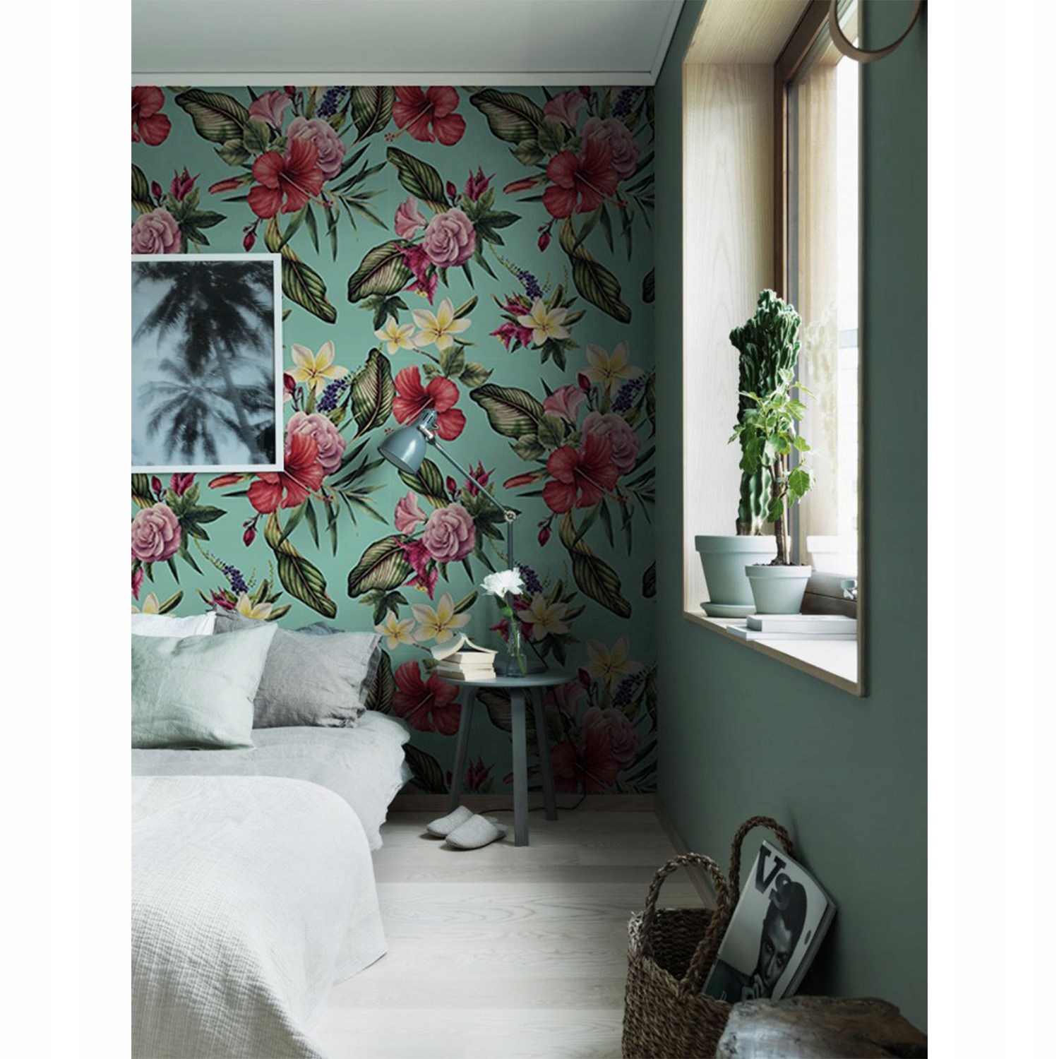 

Fototapeta Turkusowe kwiaty MagicStick 208x146 cm