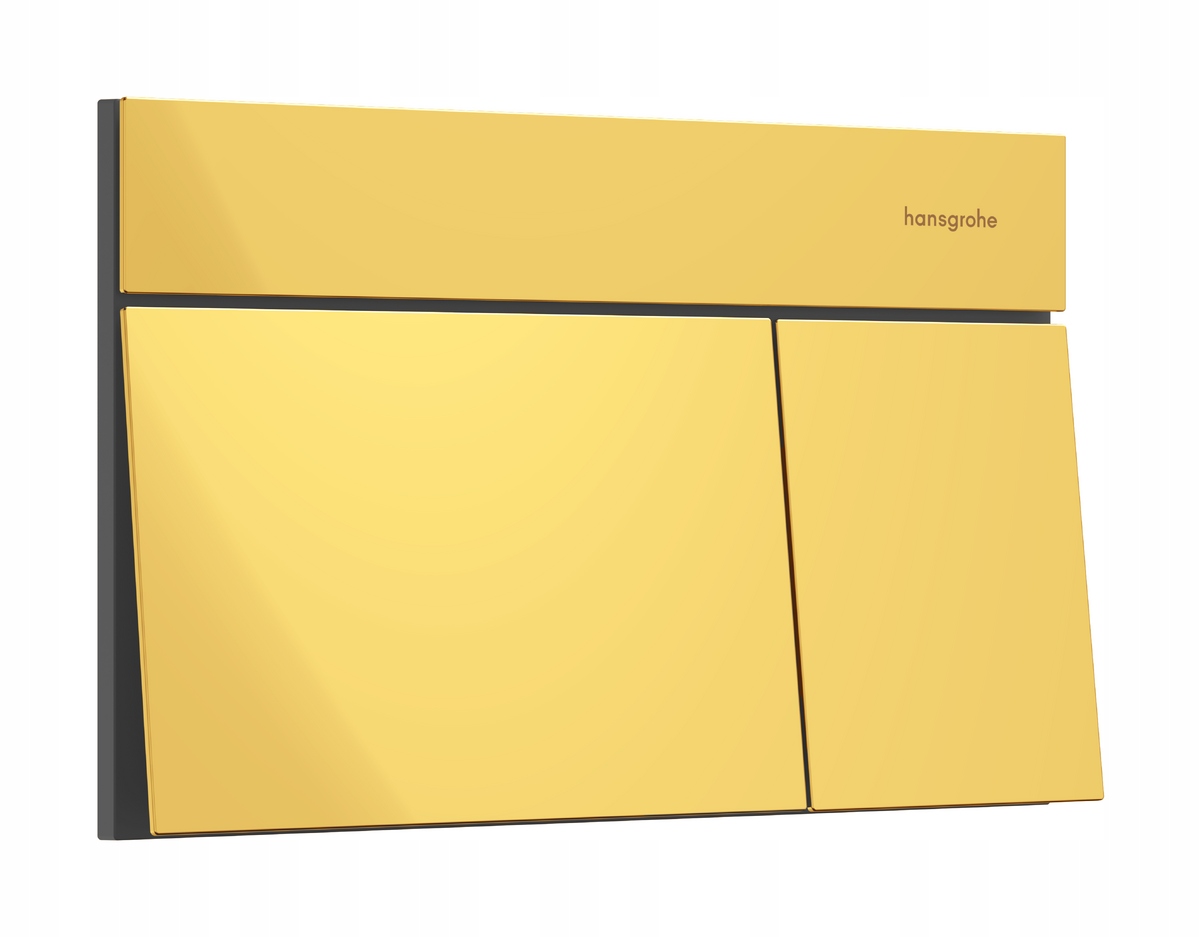 Splachovací tlačítko pro Wc Hansgrohe iFrame Element E zlatý lesk 66003990