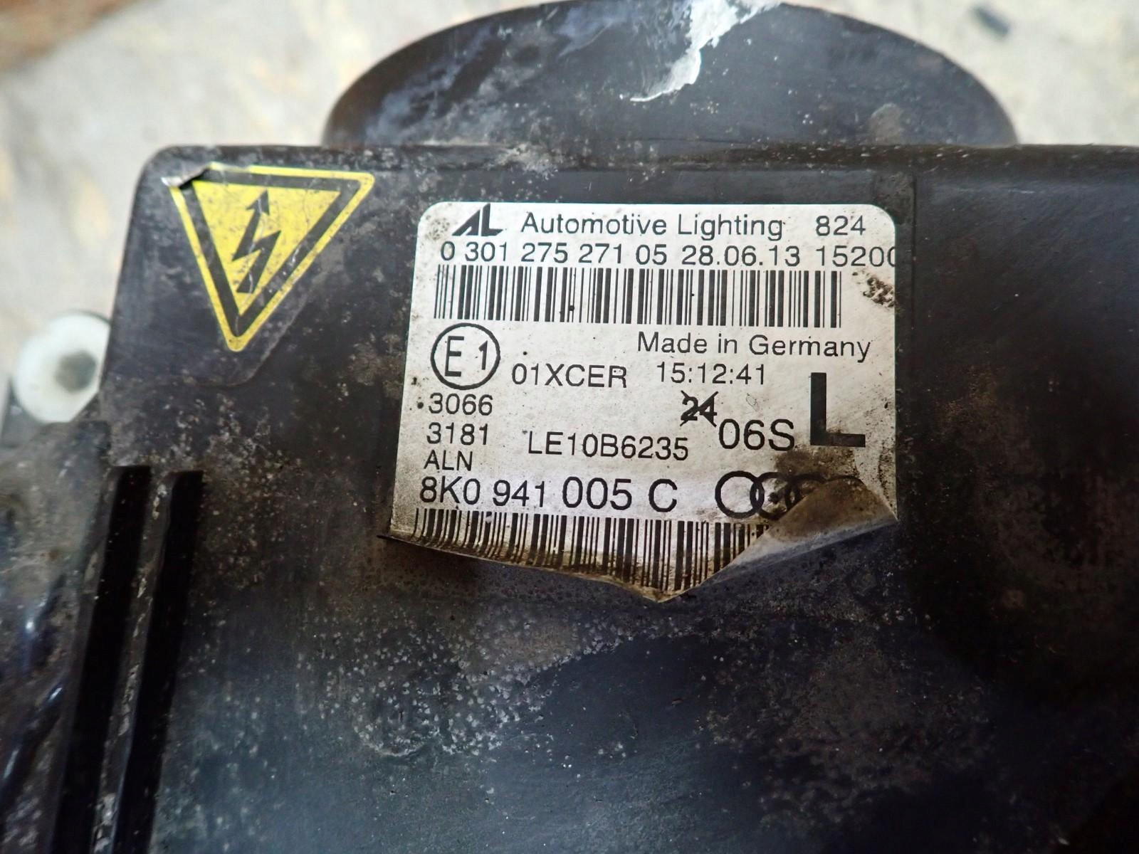 light left REFLEKTOR left AUDI A4 B8 LIFT 12-15 8K0941005C
