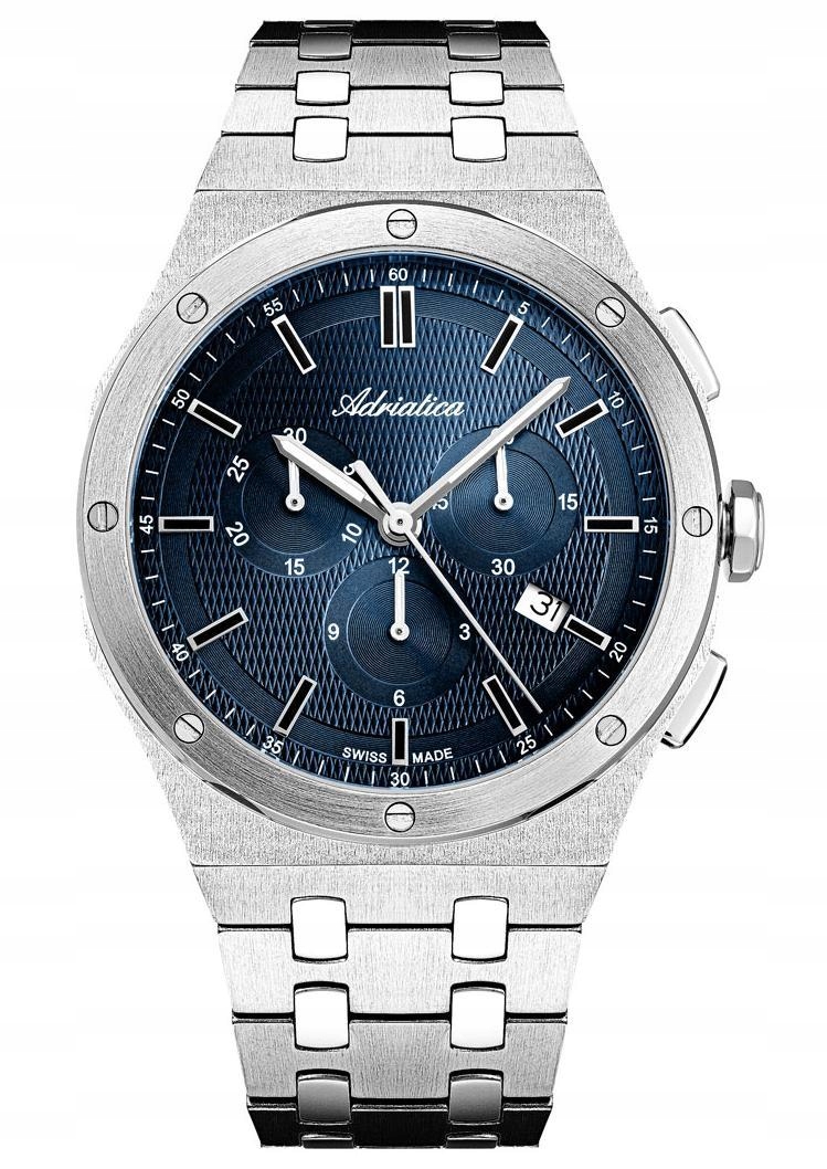 Nový Originální Pánské Hodinky Adriatica A8337.5115CH chronograf