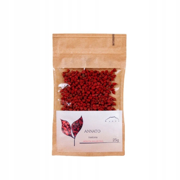

Annato nasiona całe (Arnota właściwa) 25g Nanga