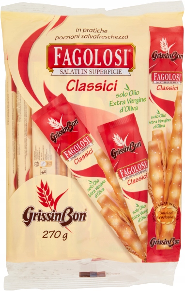 Levně 4x Klasické italské tyčinky na chléb 270 g GrissinBon