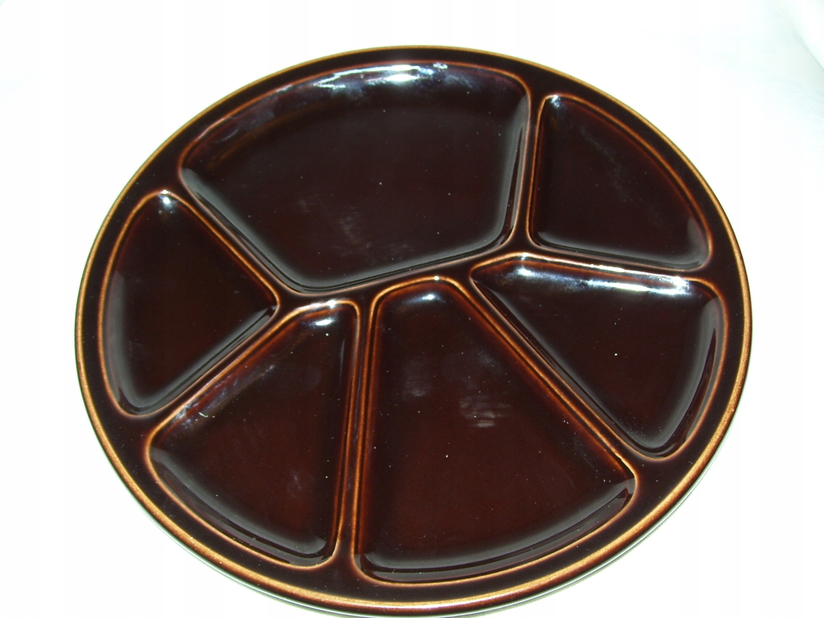 TALERZ DZIELONY NA PRZEKĄSKI, SALATERKA