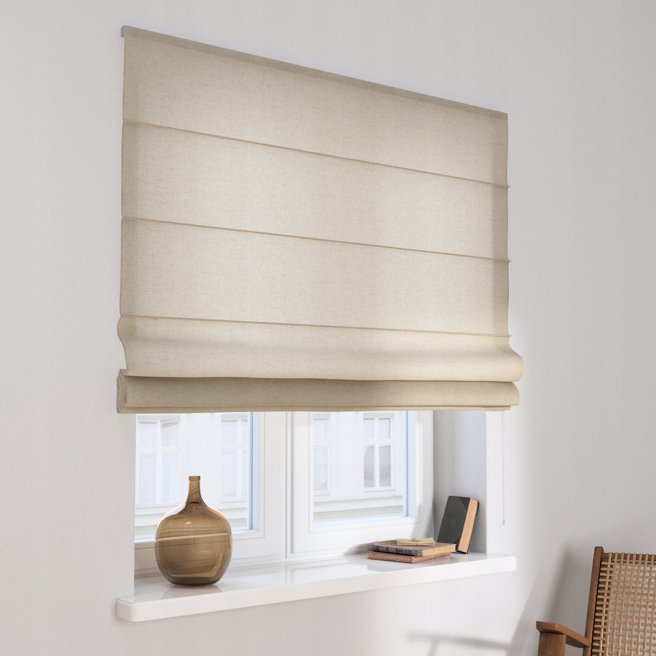 Hotová rímska roleta Capri 130x170 cm béžová