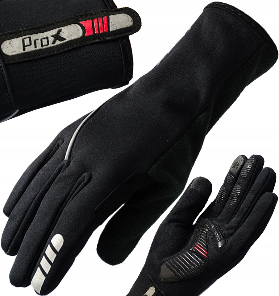 Rękawiczki rowerowe Zimowe Softshell Comfort XXL