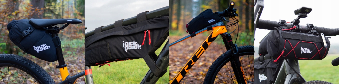 Torba pod ramę Jack Pack Ultra Żwirek 2.5 Kolor dominujący czarny