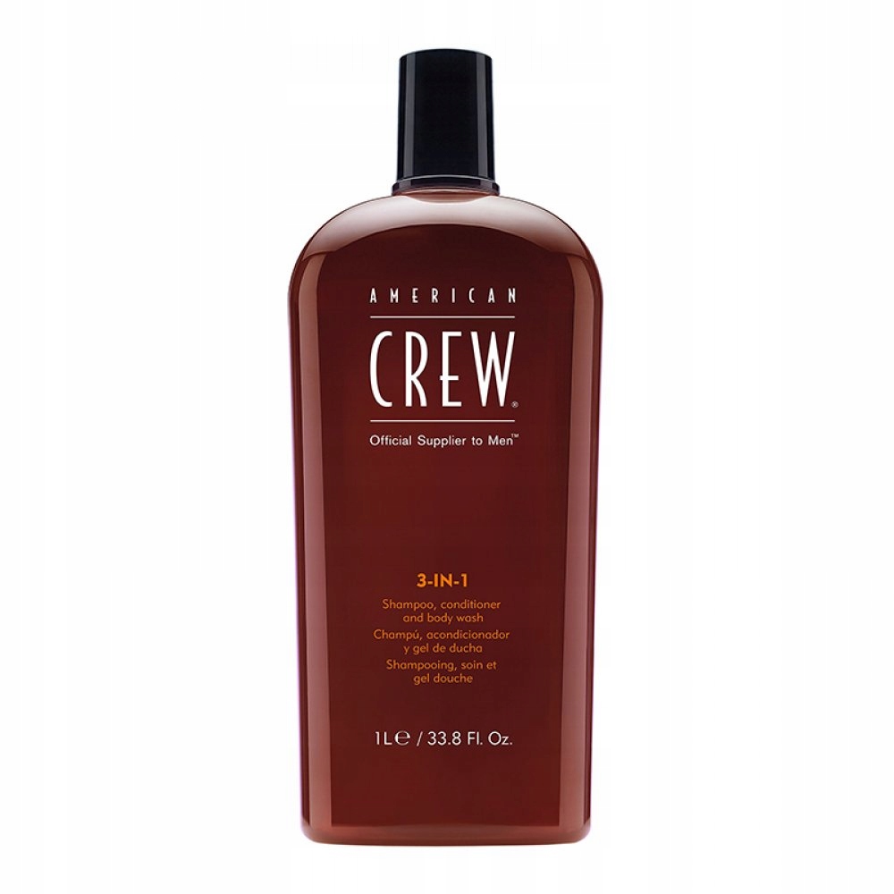 American Crew 3v1 šampon, kondicionér a sprchový gel pro muže 1000 ml