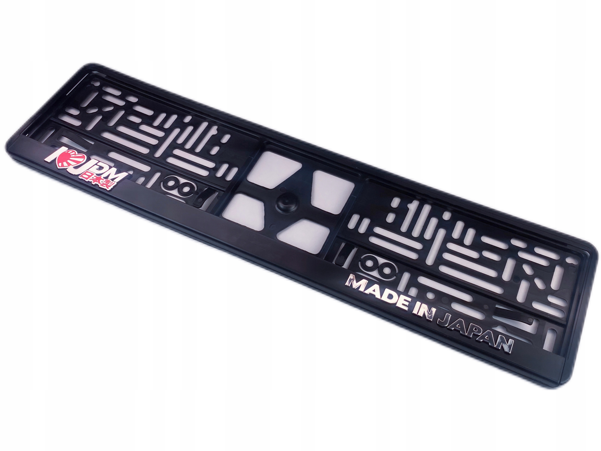 Ramka 3D do tablic I love Jdm Made in Japan Chrom