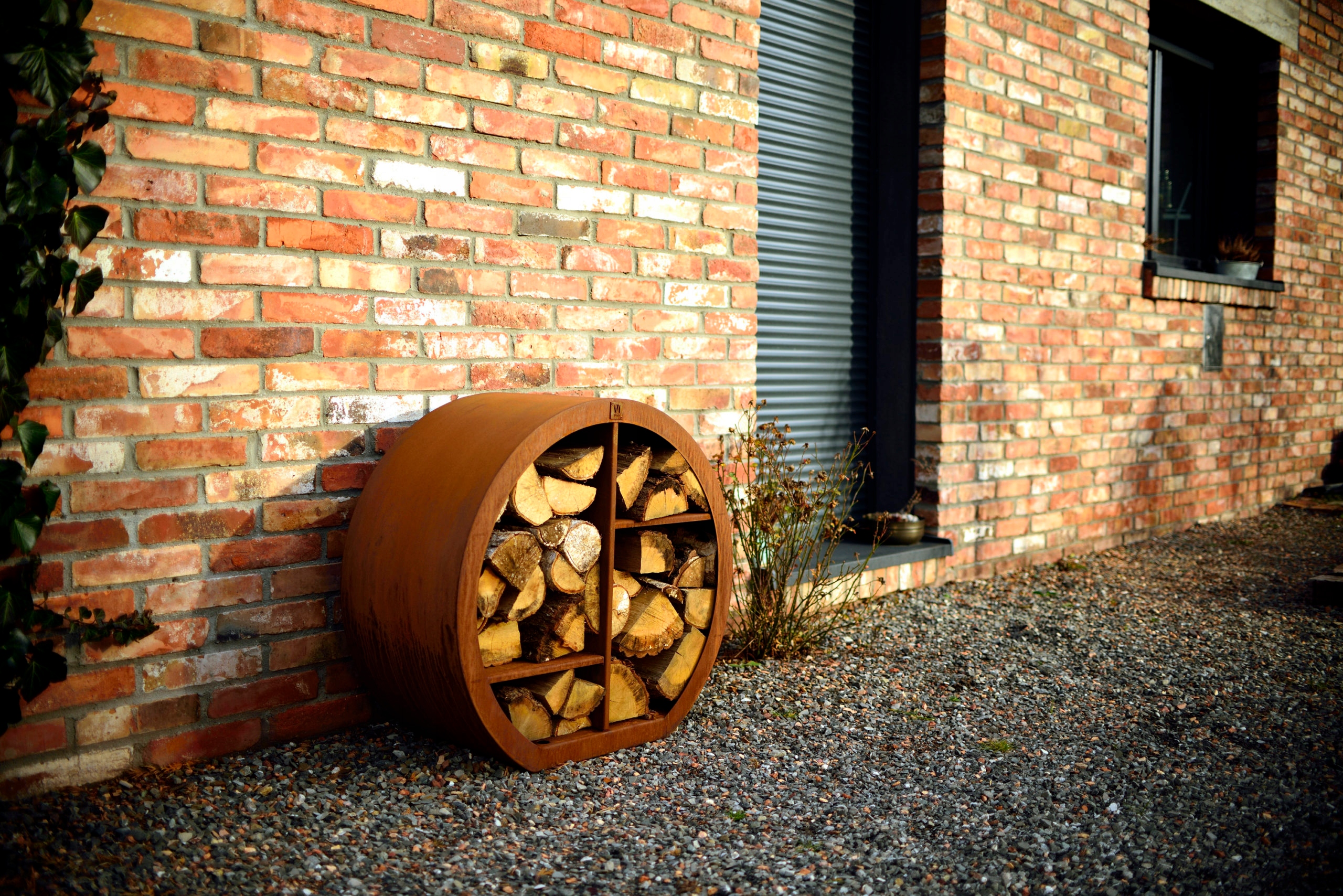 Stojak na drewno STAL CORTEN 160×39×155cm - VIRIDI Kod producenta CWSTUR03