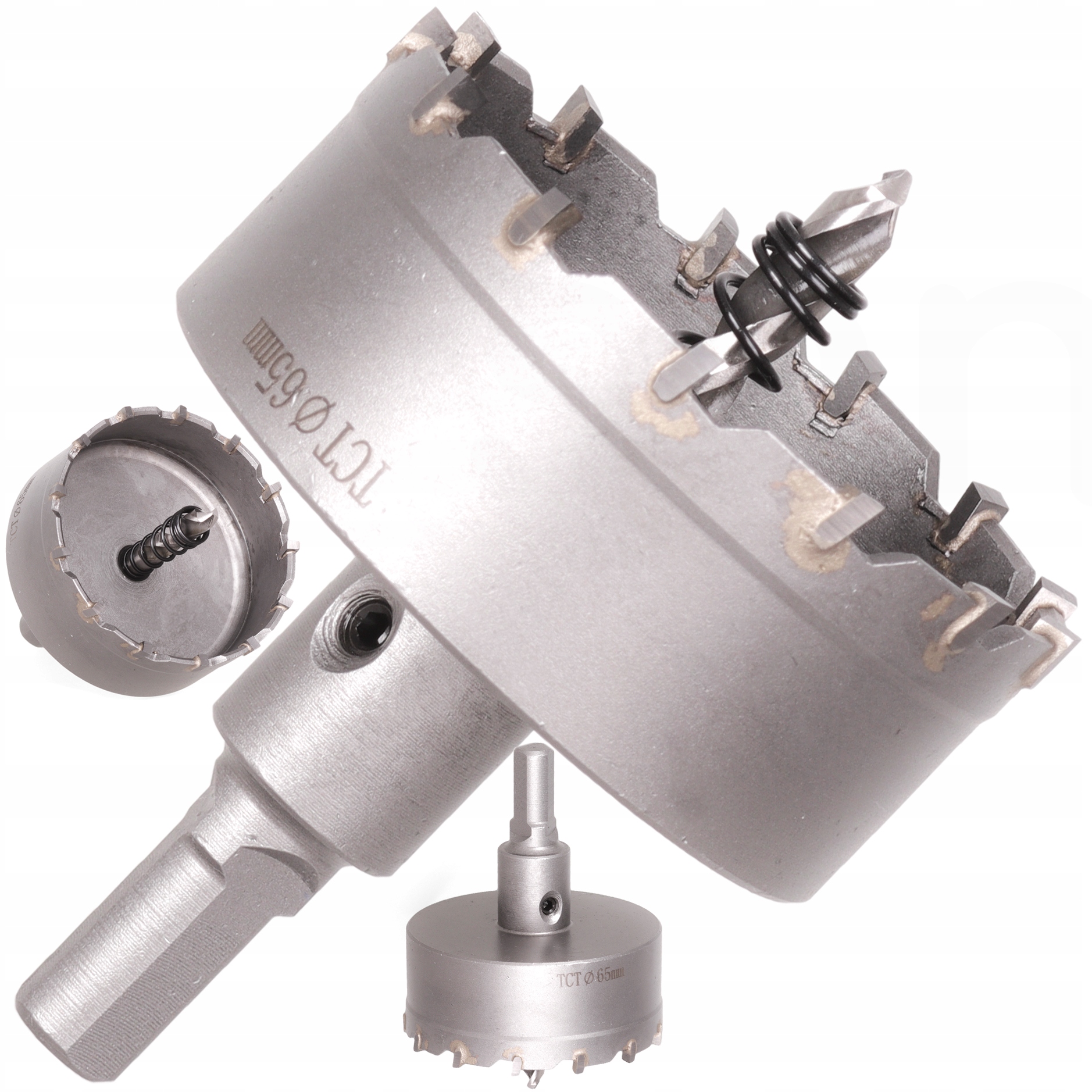 OTWORNICA WIDIOWA KORONKA DO METALU DREWNA 65 MM