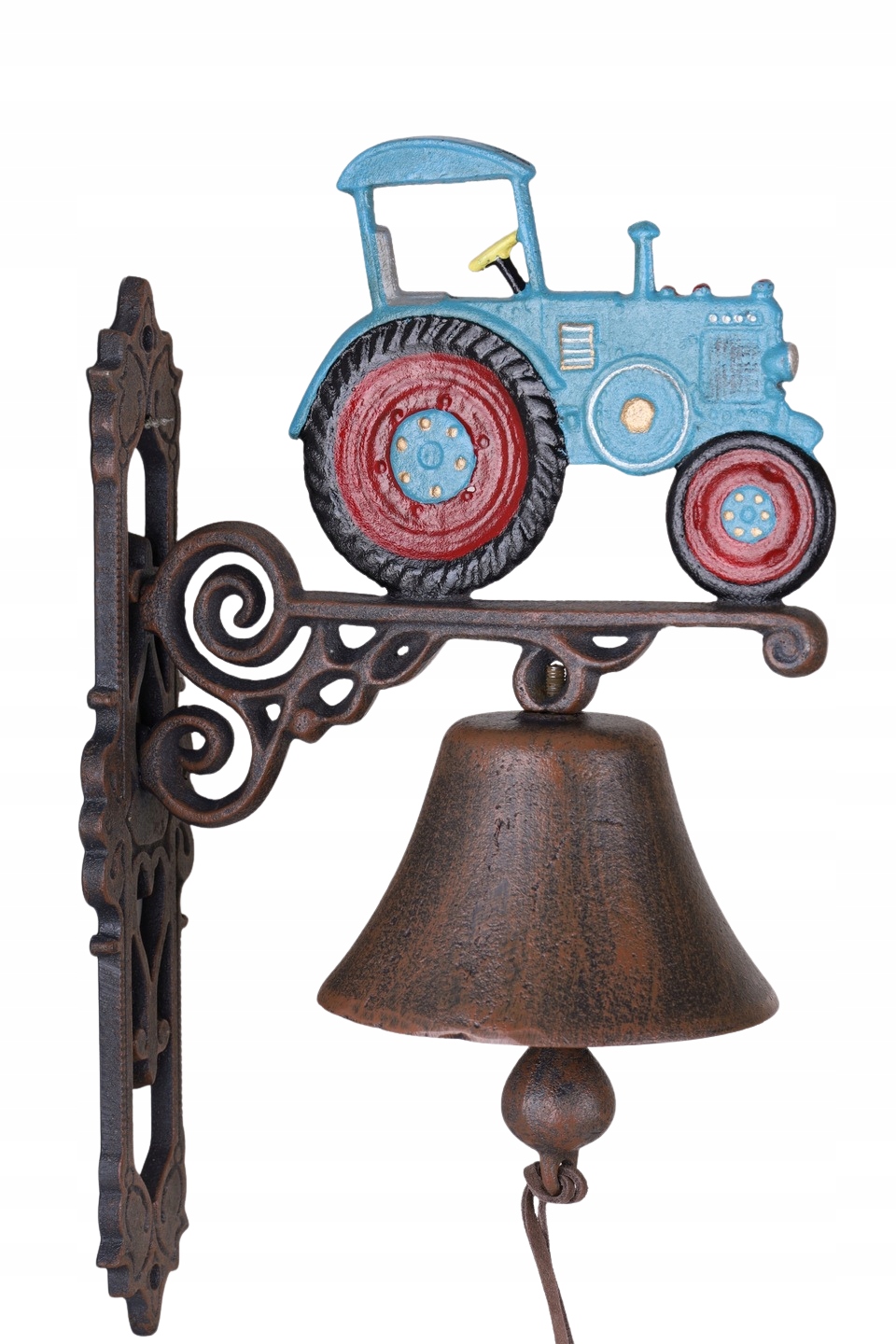 DZWON DO ALTANY - Żeliwny TRAKTOR niebieski