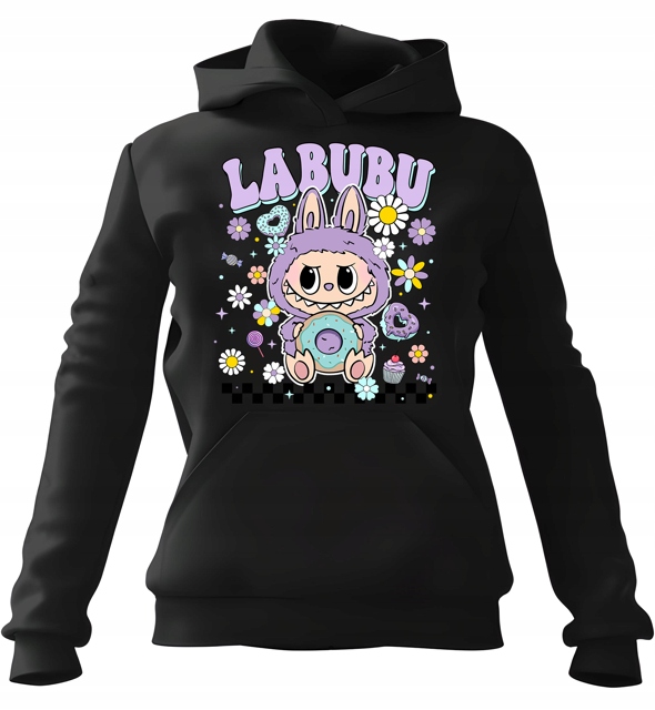 pánská mikina s kapucí Labubu Donut 3XL pro muže, muže a muže