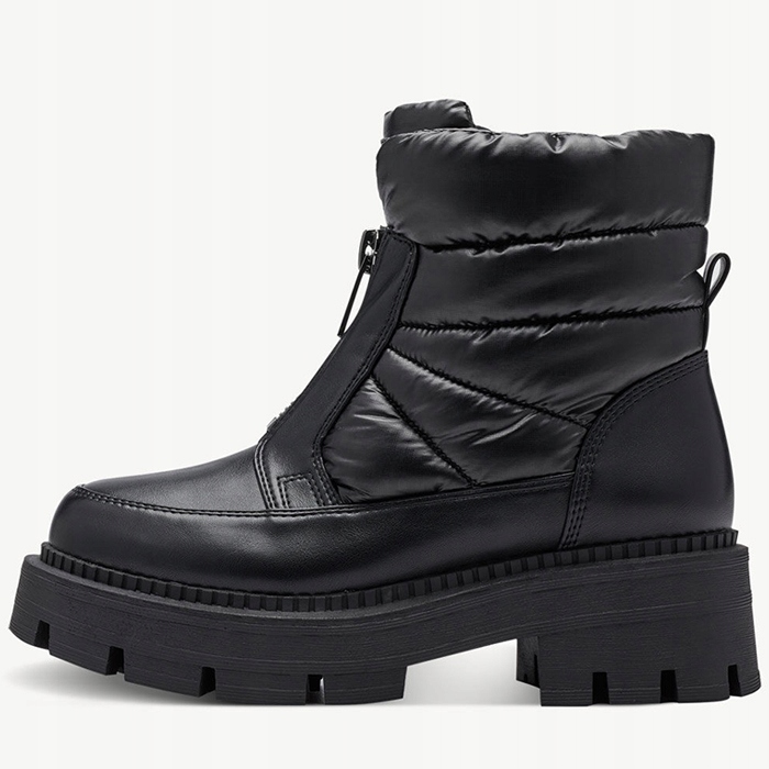 Tamaris 1-26441-41-001 vel.38 černé kotníkové boty veganské sněhule Kochland Sleva