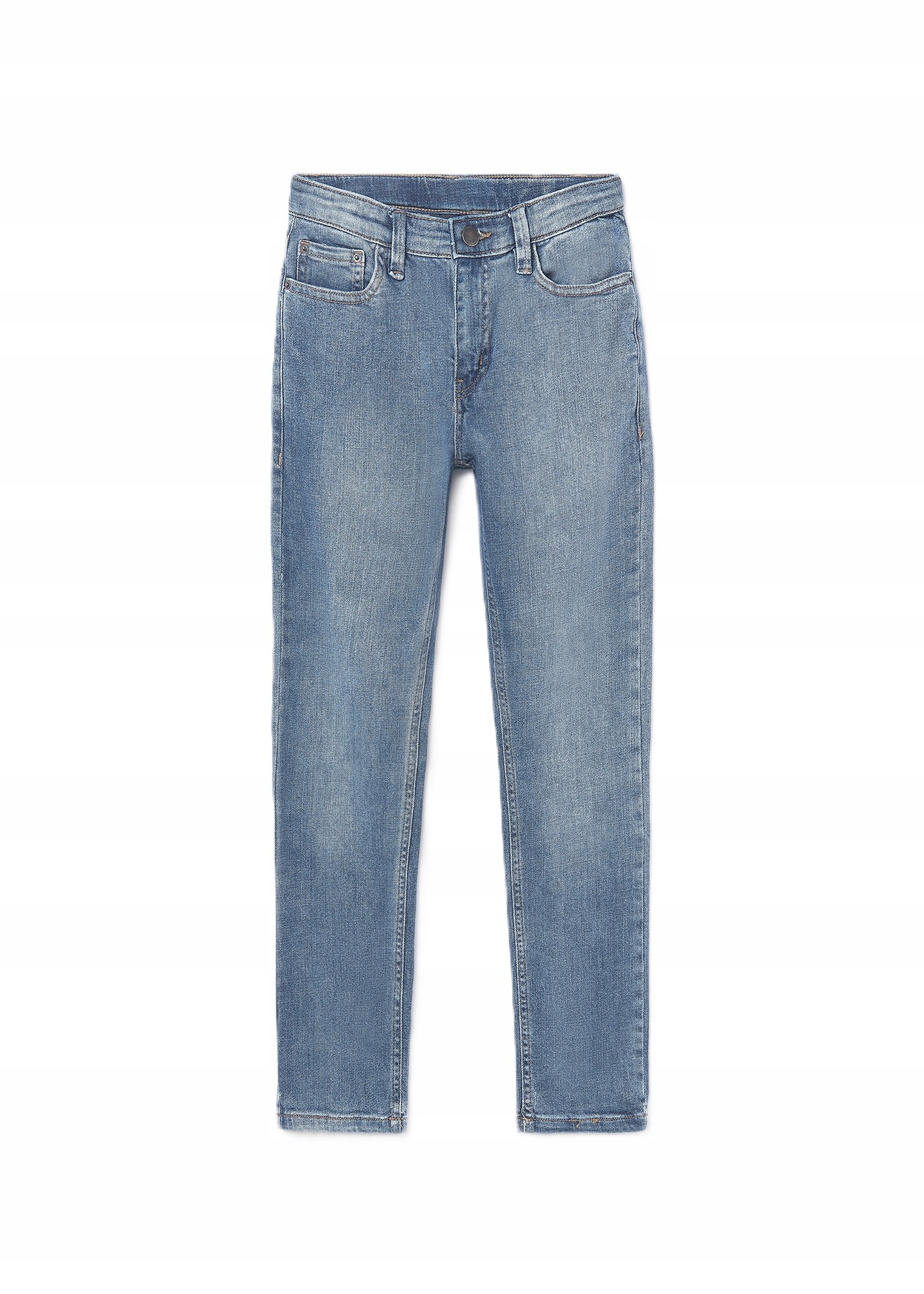 Spodnie chłopięce Mayoral 543.90 jeans elastyczne regular niebieskie r.140