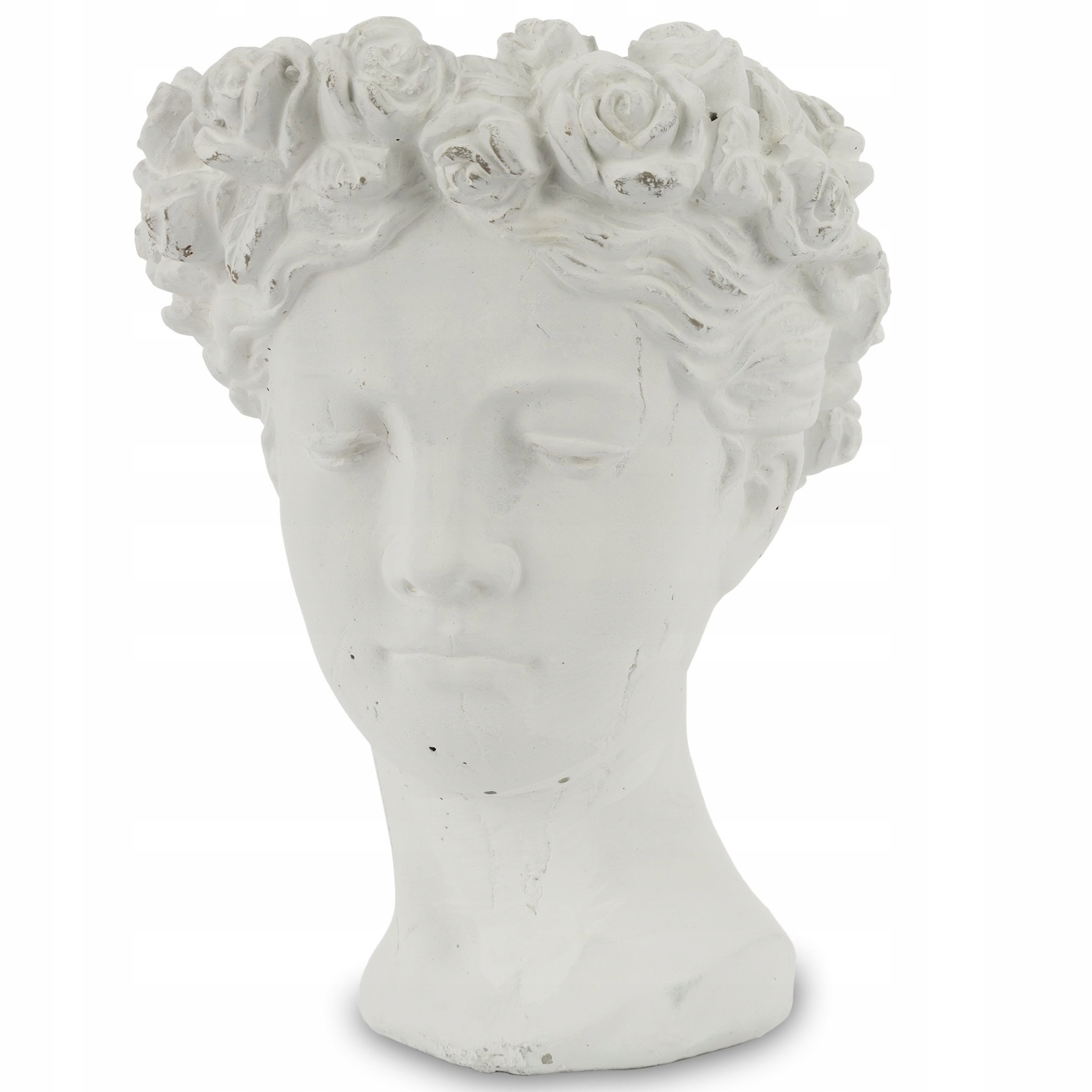 DONICZKA TWARZ GŁOWA OSŁONKA BETONOWA NA KWIATY