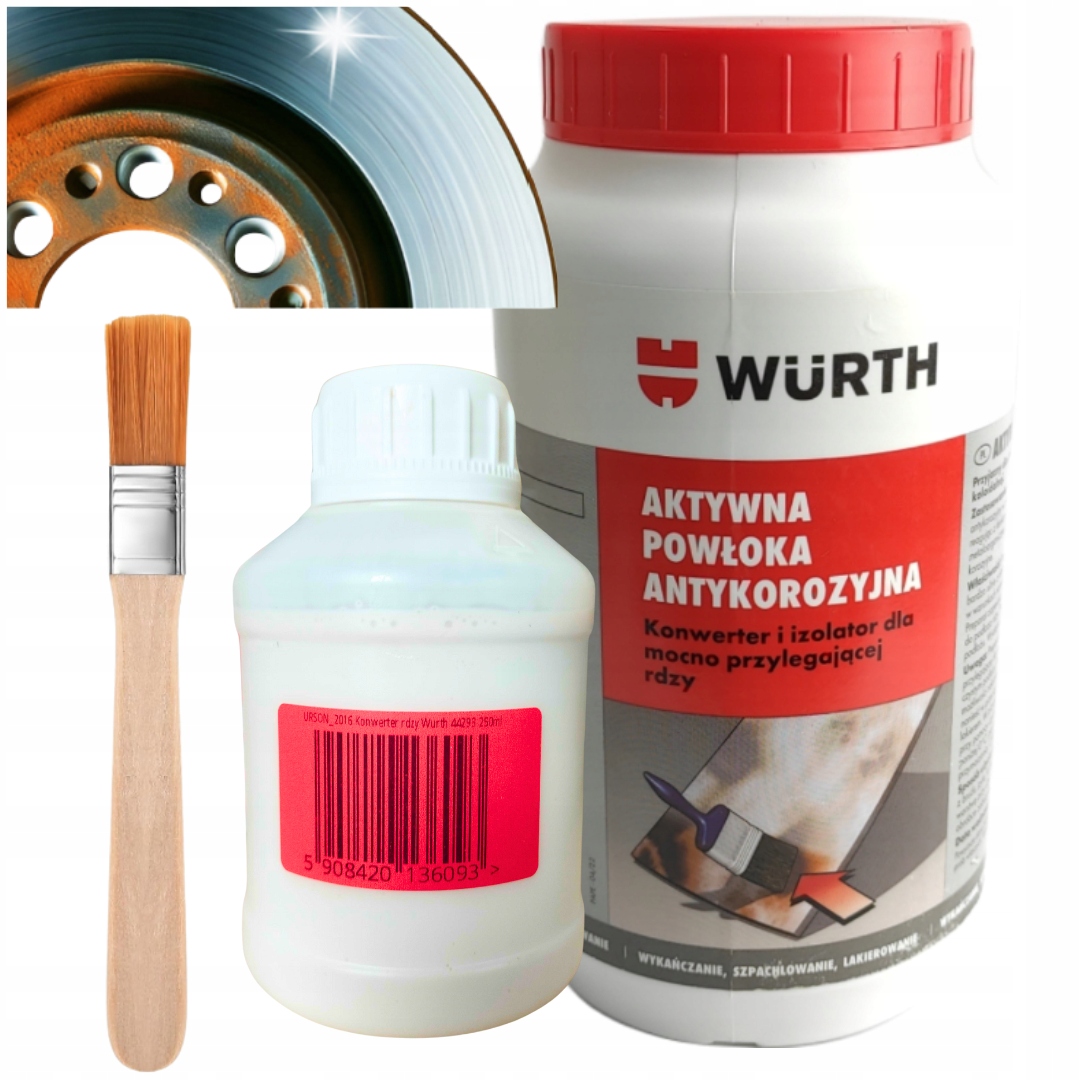 Aktywna powłoka antykorozyjna Wurth 250ml