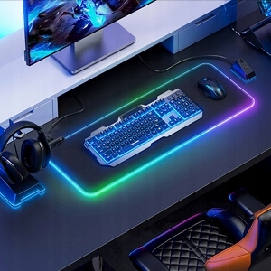 QINXI Profesjonalna Podkładka LED Pod Klawiaturę RGB XL — miniatura 7