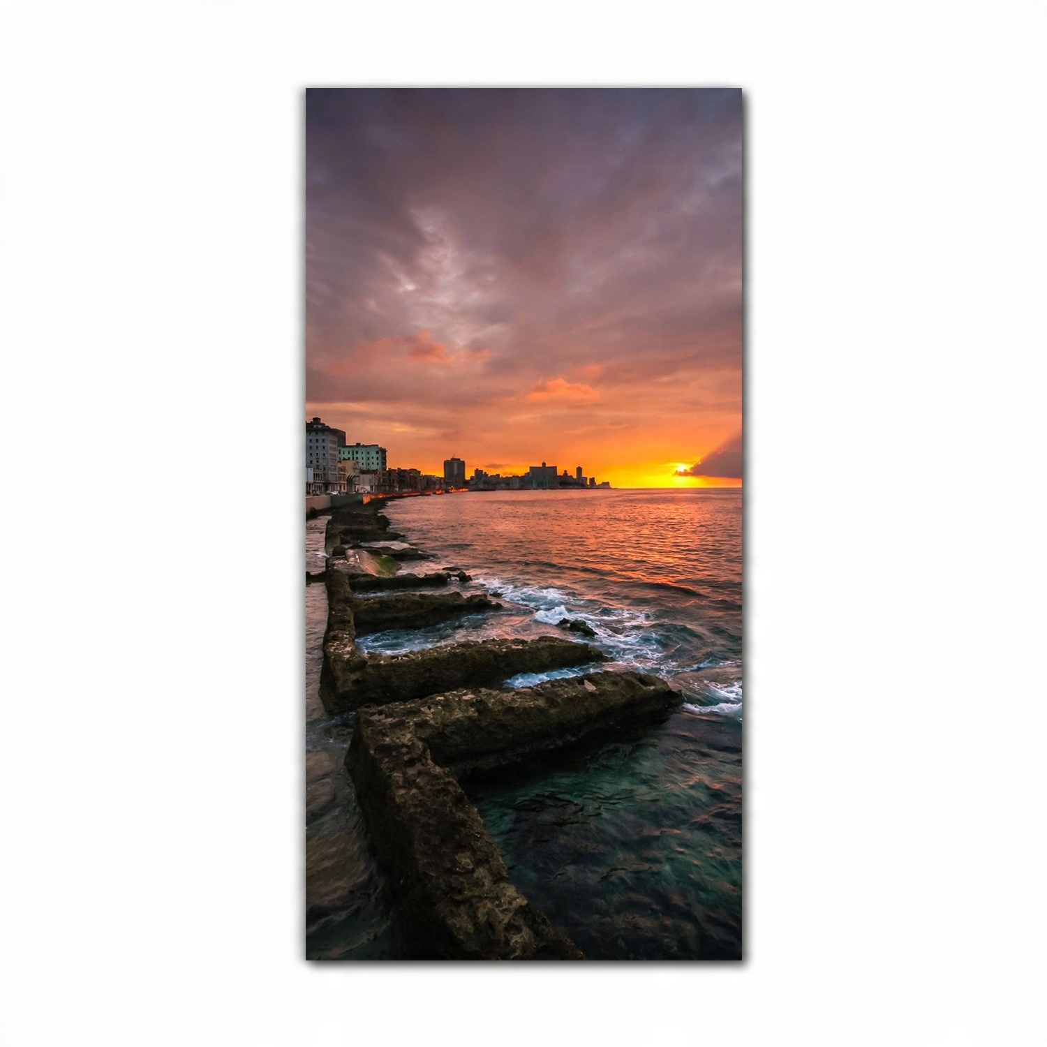 

Foto-obraz szklany do salonu 70x140 Brzeg oceanu