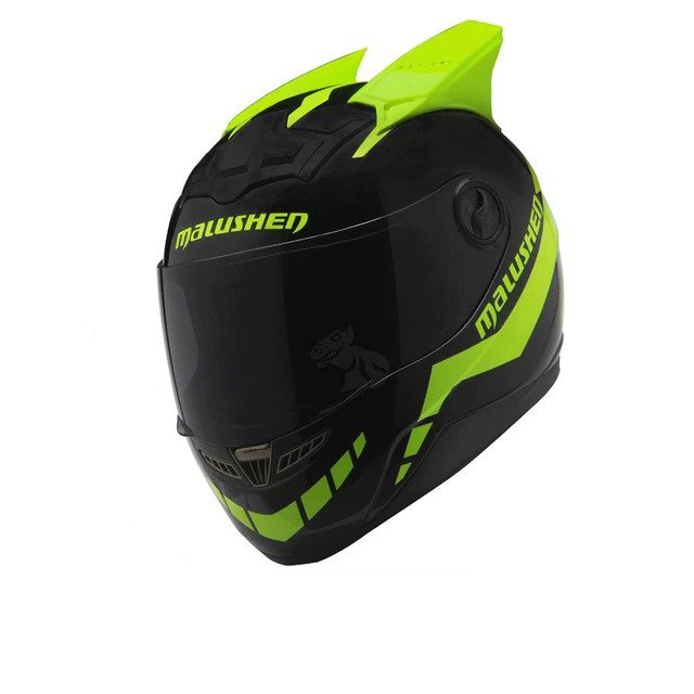 KASK MOTOCYKLOWY kobiecy z USZAMI uszy L