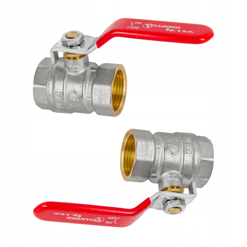 Guľový Ventil 3" Gw Gw DN80 Tlmivka Rukoväť Mosadzný Kohútik Diamond