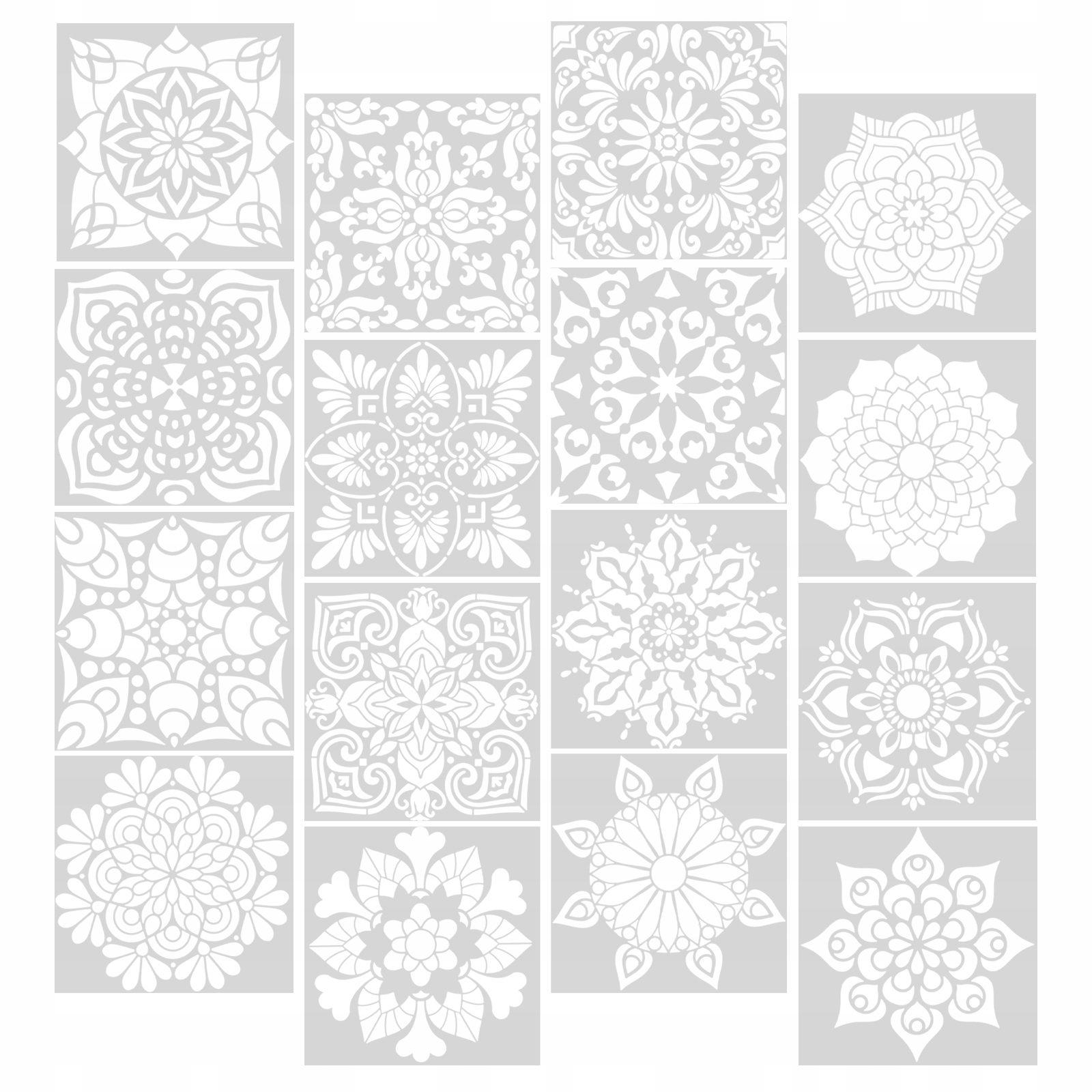 SZABLON KWIATOWY SZABLONY DO MALOWANIA KWIATÓW