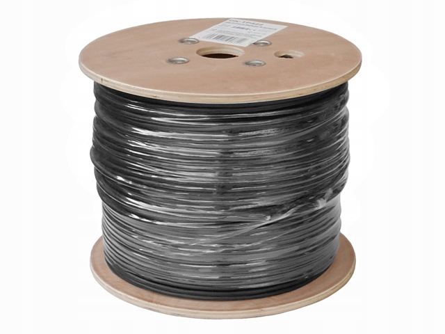 Przewód skrętka F/utp kat.5E drut AWG24 Pe Outdoor żelowana 305m Digitus