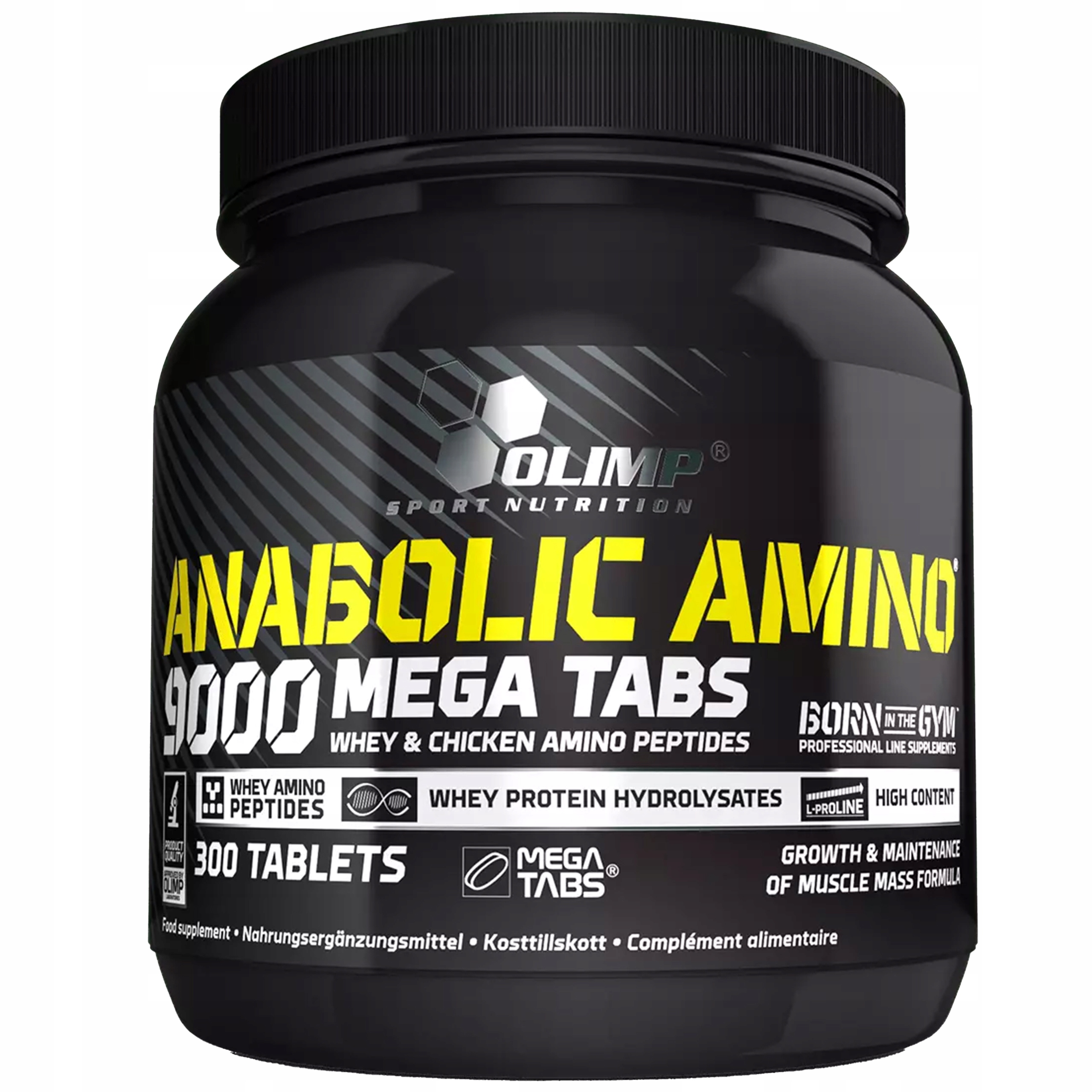 Aminokyseliny Olimp Anabolic Amino 9000 300 tabletek Bílkoviny Regenerace