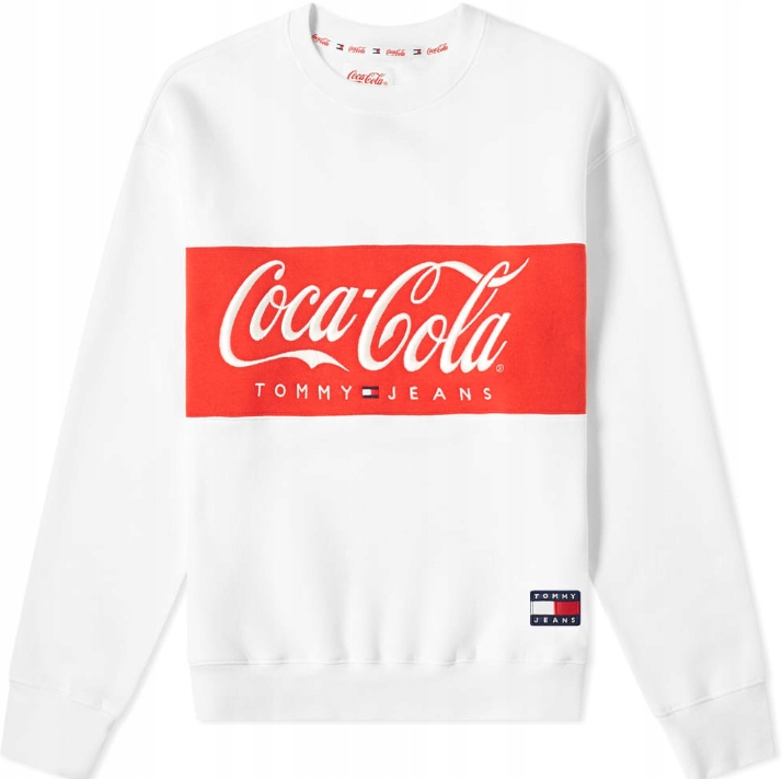 Mikina Tommy Jeans x Coca Cola Bílá vel. Xs