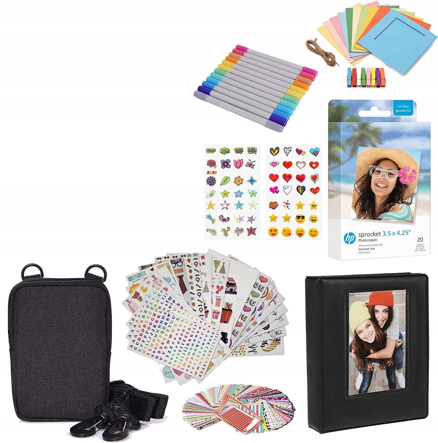 Papírová Vložka Hp Sprocket Zink 3,5x4,25 20 Kusů Sada Příslušenství