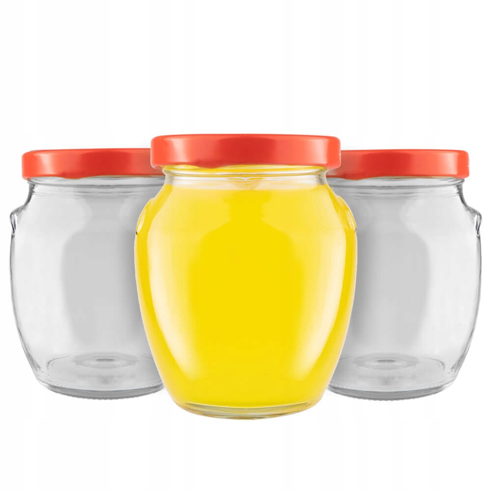 

50x Słoik Amfora 145ML Z Zakrętka Na Miód Dżem