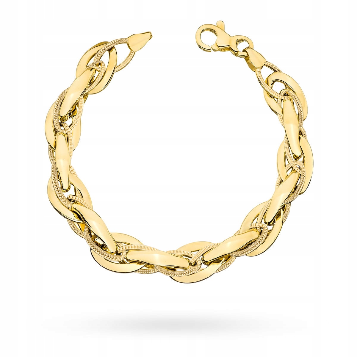 Zlatý náramek 585 bez kamenů Velké články 12.84 g jako dárek