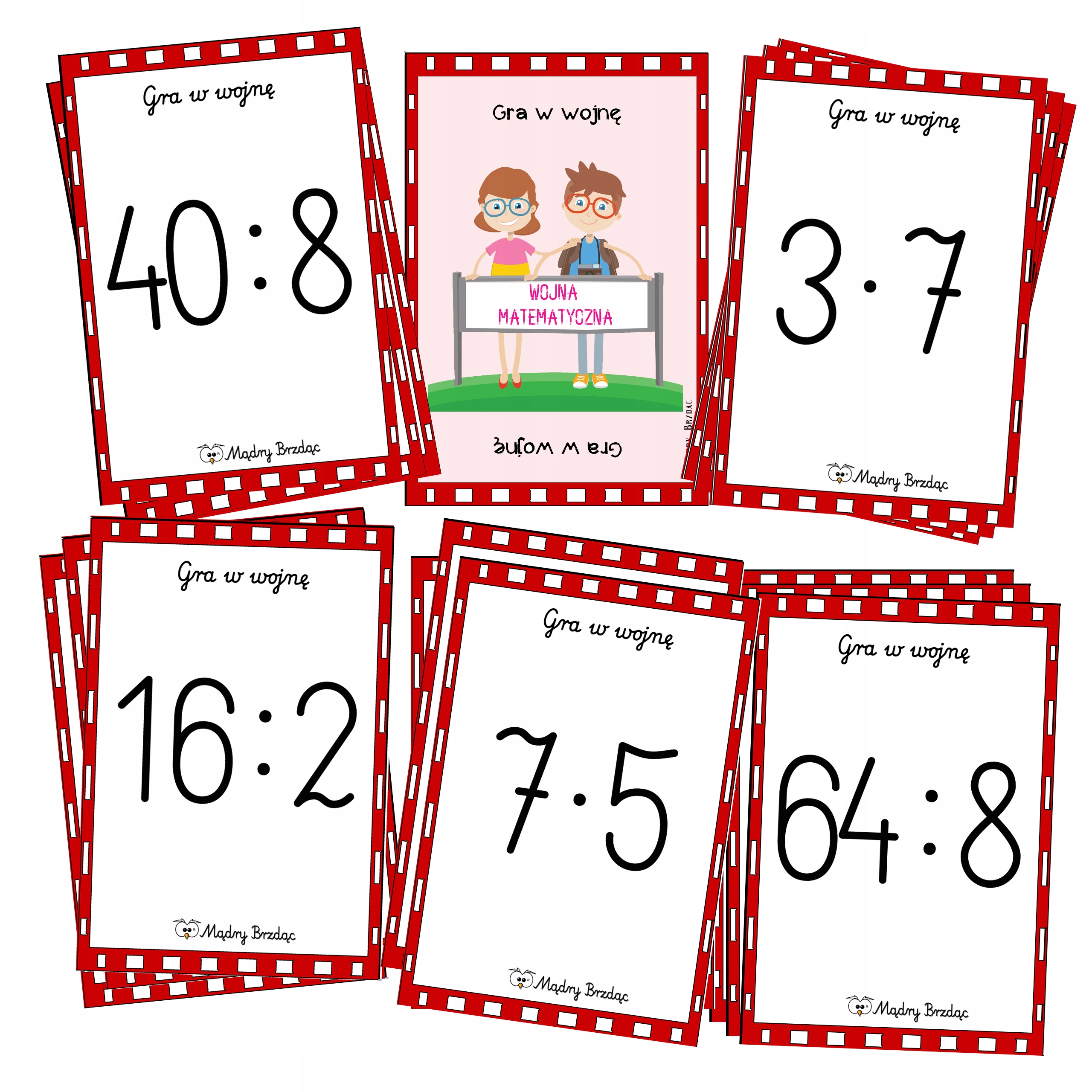 

Wojna Matematyczna gra Mnożenie i Dzielenie 1