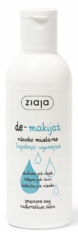 

Ziaja De-makijaż Mleczko Micelarne Łagodzące 200ML