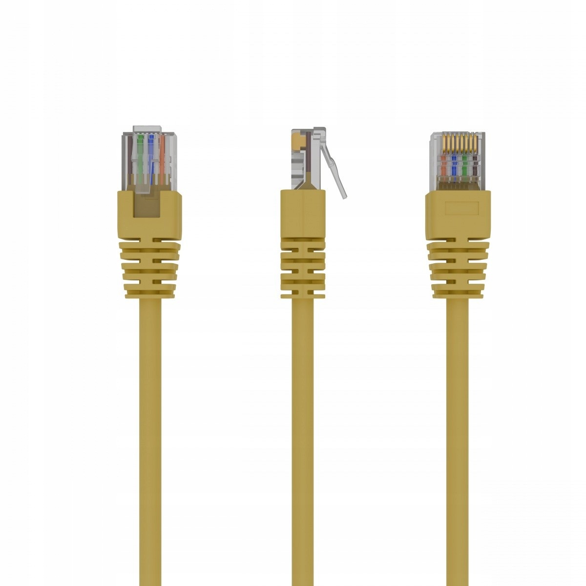 Gembird Kabel Patch cord kat.5e osłonka zalewana 1.5m żółty