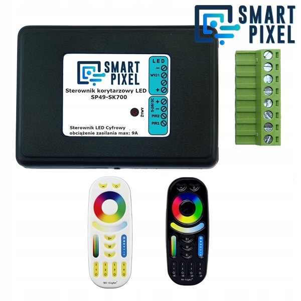 Koridorový ovládač SmartPixel SP49-TM700 pre digitálne Led pásky Rgbw