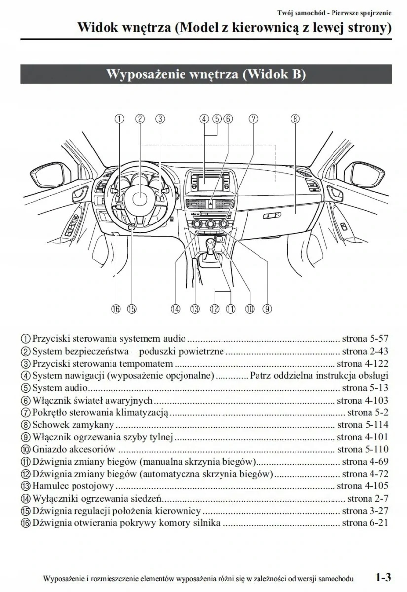 Mazda CX-5 2012-14 Instrukcja Obsługi j.PL Marka Mazda