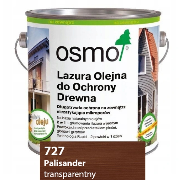 

Lazura Olejna Polisander Osmo 0,125L 727