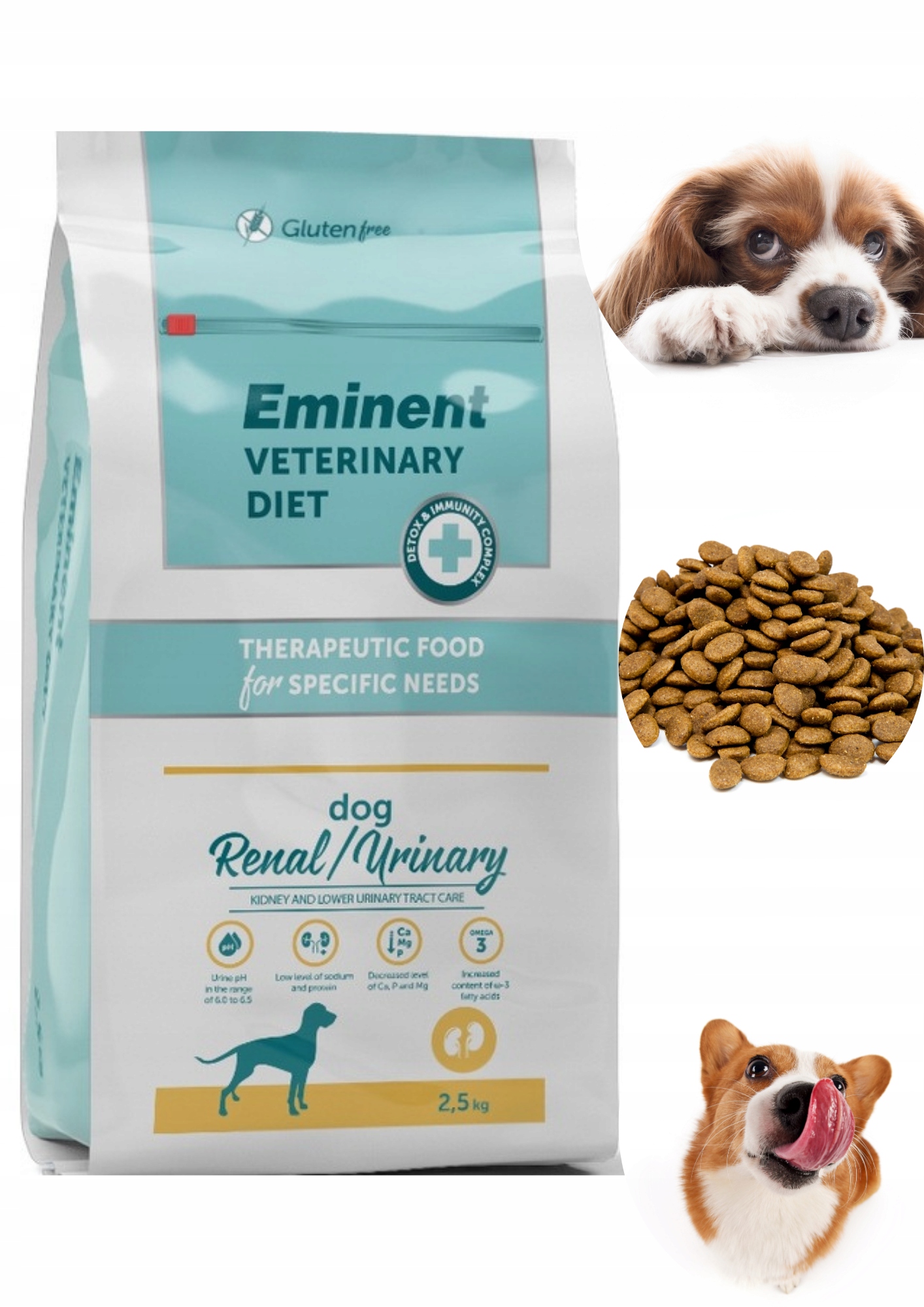 Levně Eminent Veterinary Diet Dog Renal Urinary dieta pro psy dietní krmivo