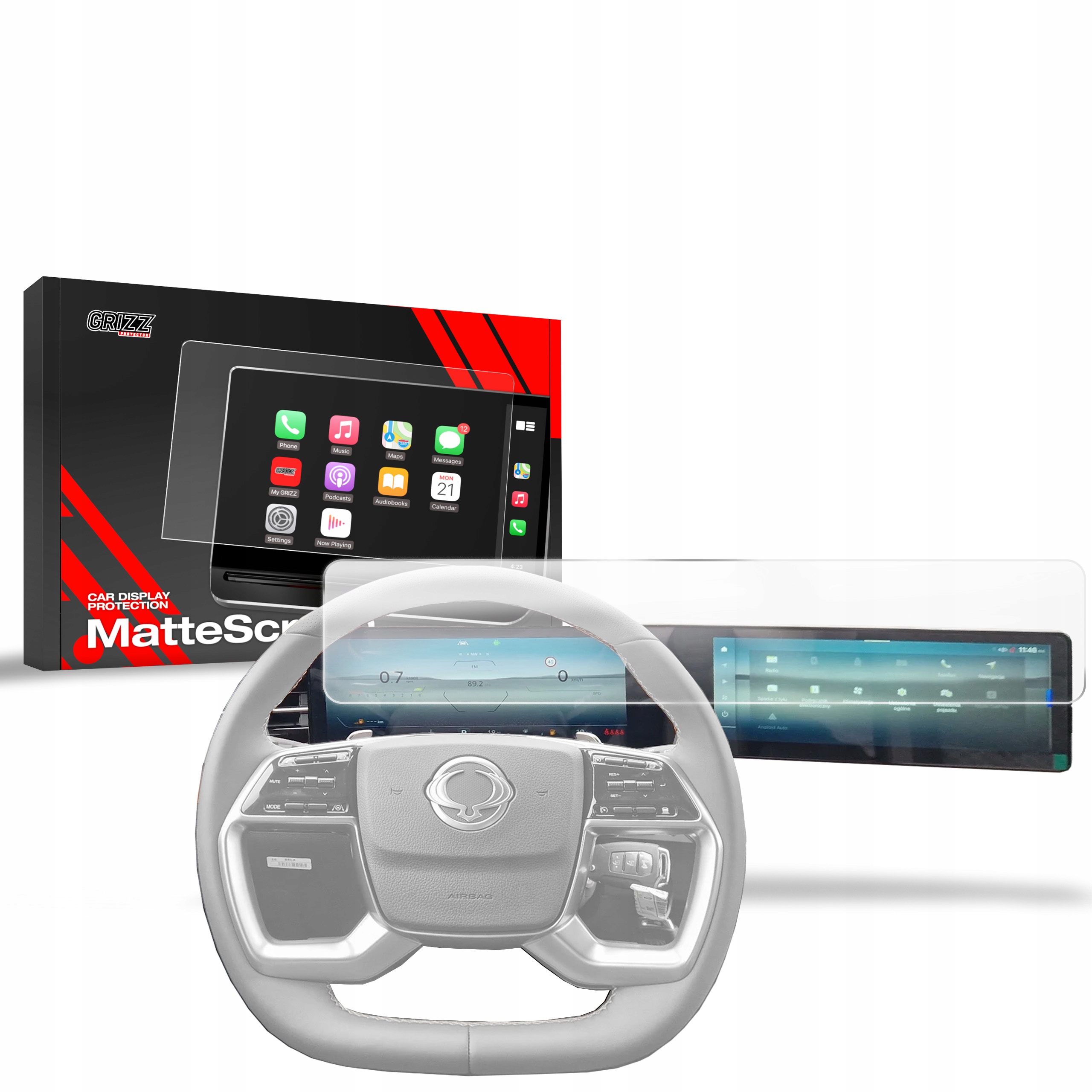 Folia Antyodciskowa do SsangYong Torres 12,3" (2024-2025)