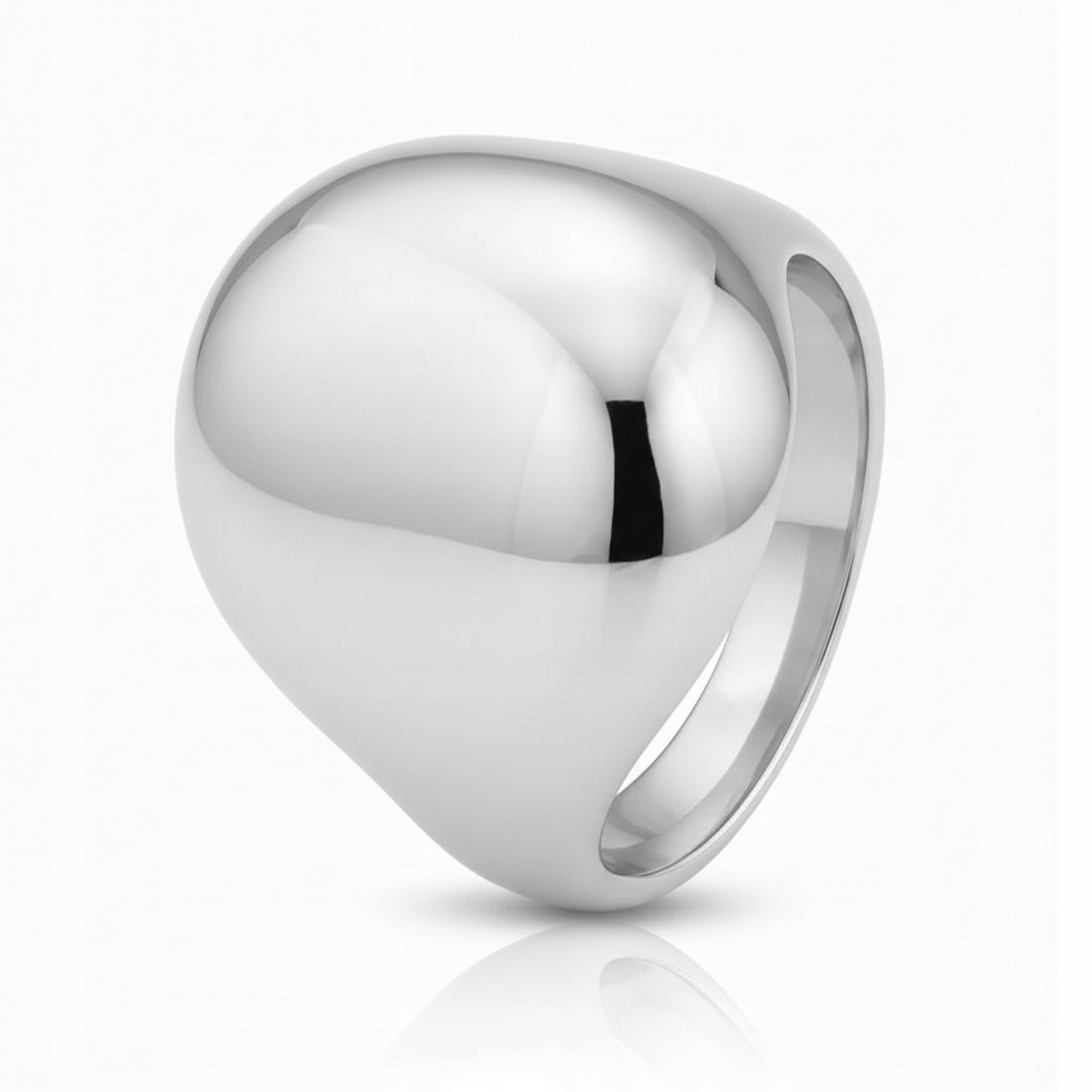 Stříbrný Prstýnek S Oxidovanou Polokoulí Stříbro 925 vel.21