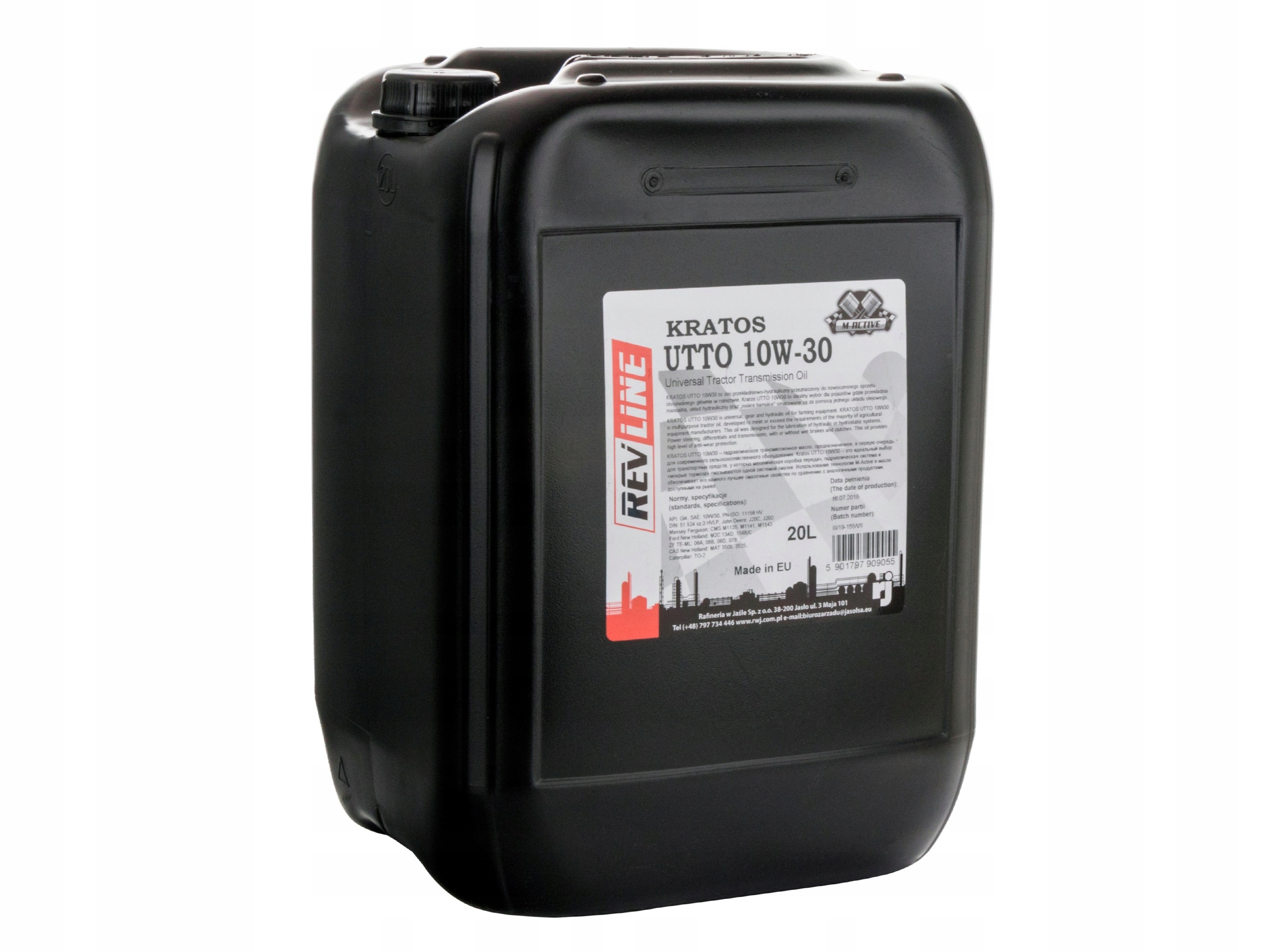KRATOS SUPER TRACTOR OIL UNIVERSAL STOU 10W/30 20 L Producent Revline