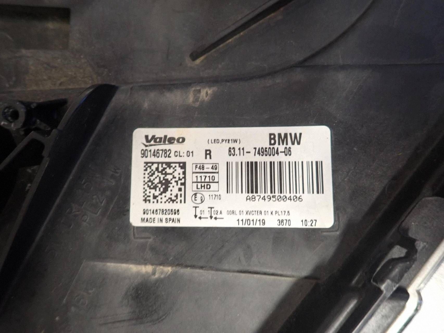 light front front right BMW X1 F48 2016- FULL LED 7495004
