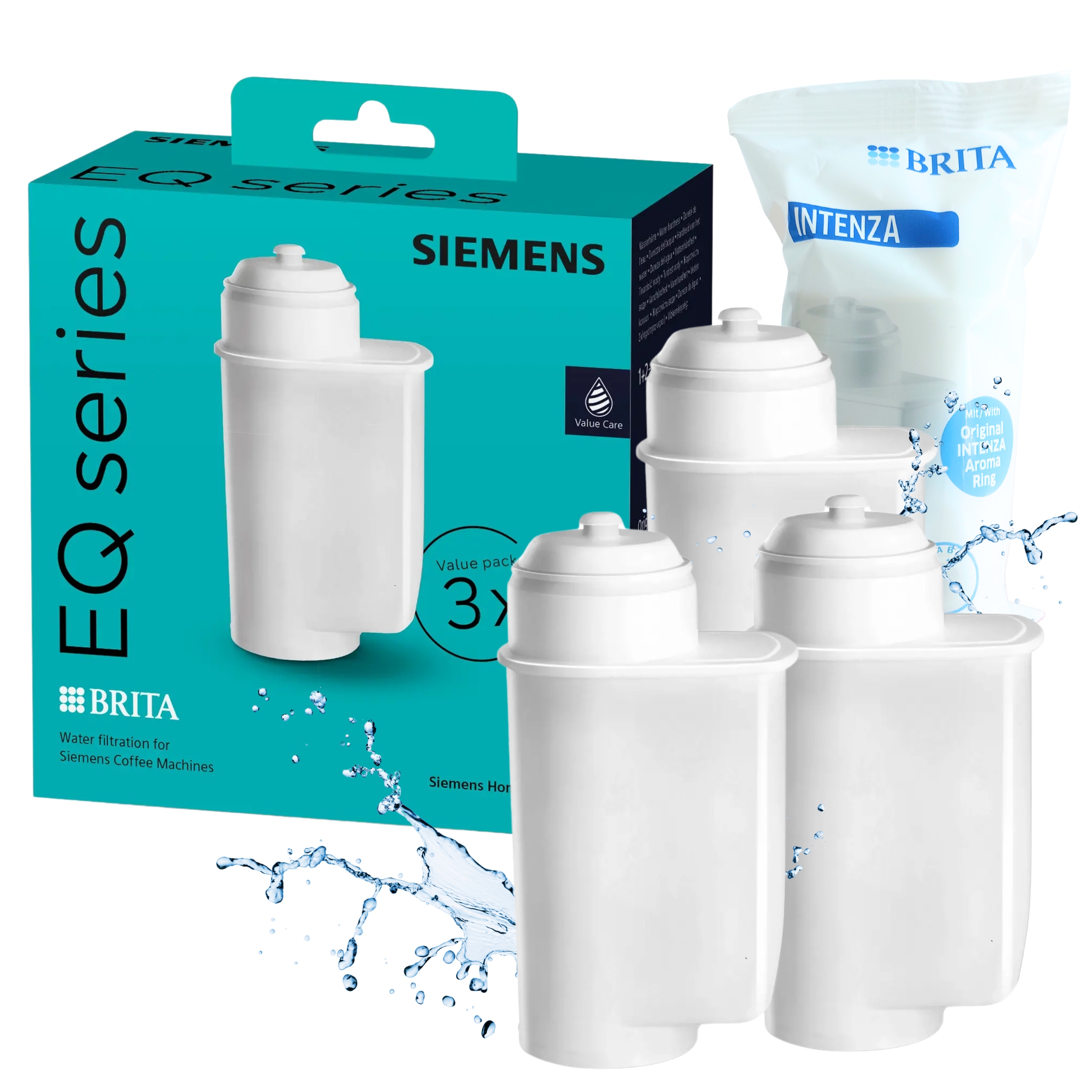 Vodní Filtr Siemens Brita Intenza TZ70033A pro kávovar Siemens 3 Filtry