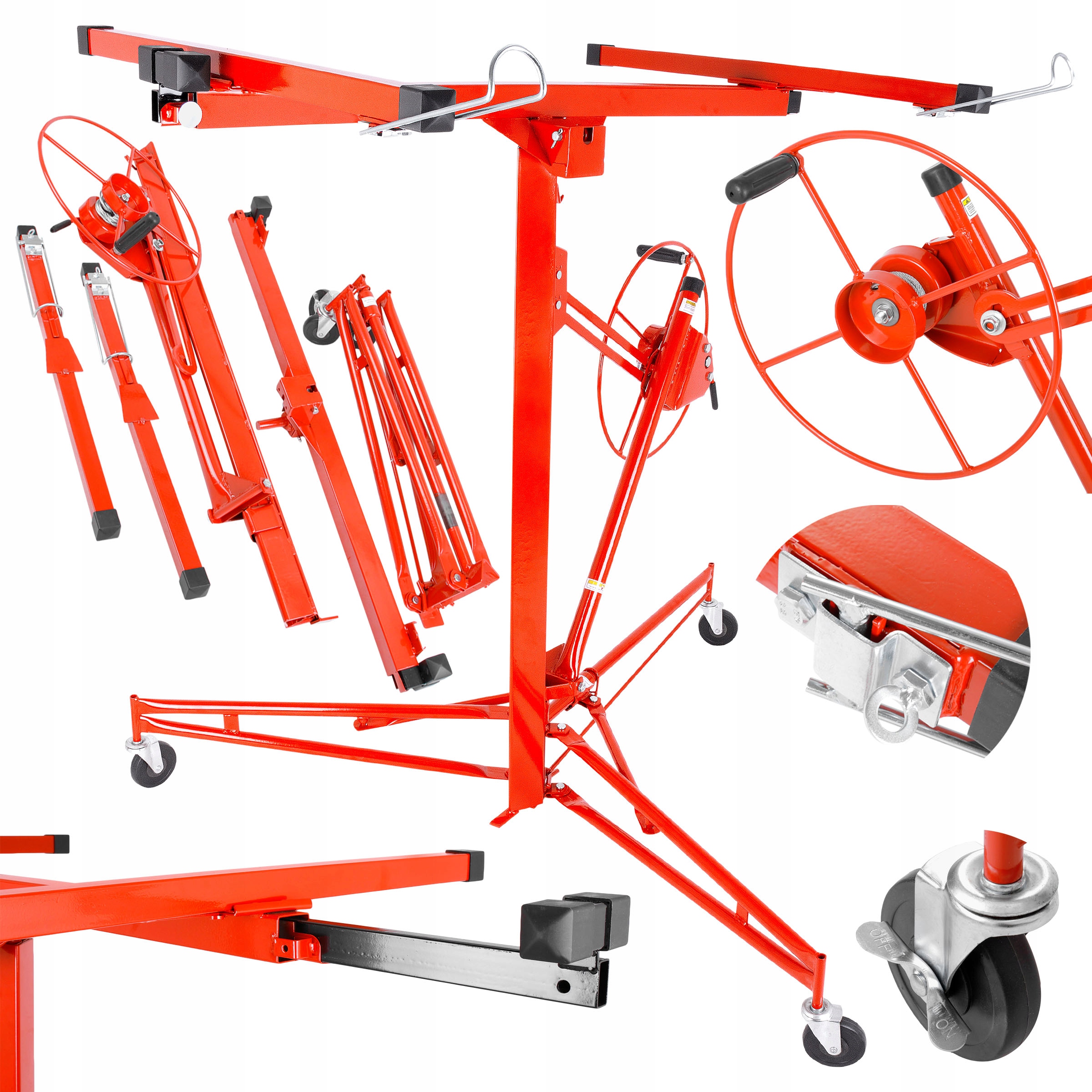 PODNOŚNIK PŁYT GIPSOWYCH G-K OSB GIPSOWO-KARTONOWYCH STOJAK