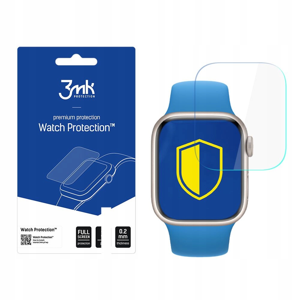 

Apple Watch 7 41MM 3MK Watch Protection V. Arc+