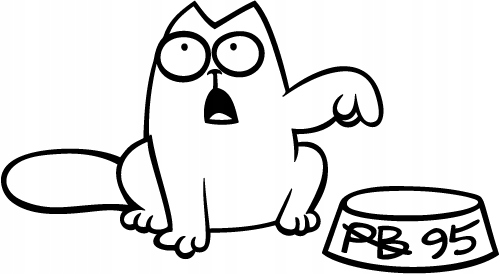 

Naklejka na auto na wlew Kot Simon 15 cm Pb 95 s.1