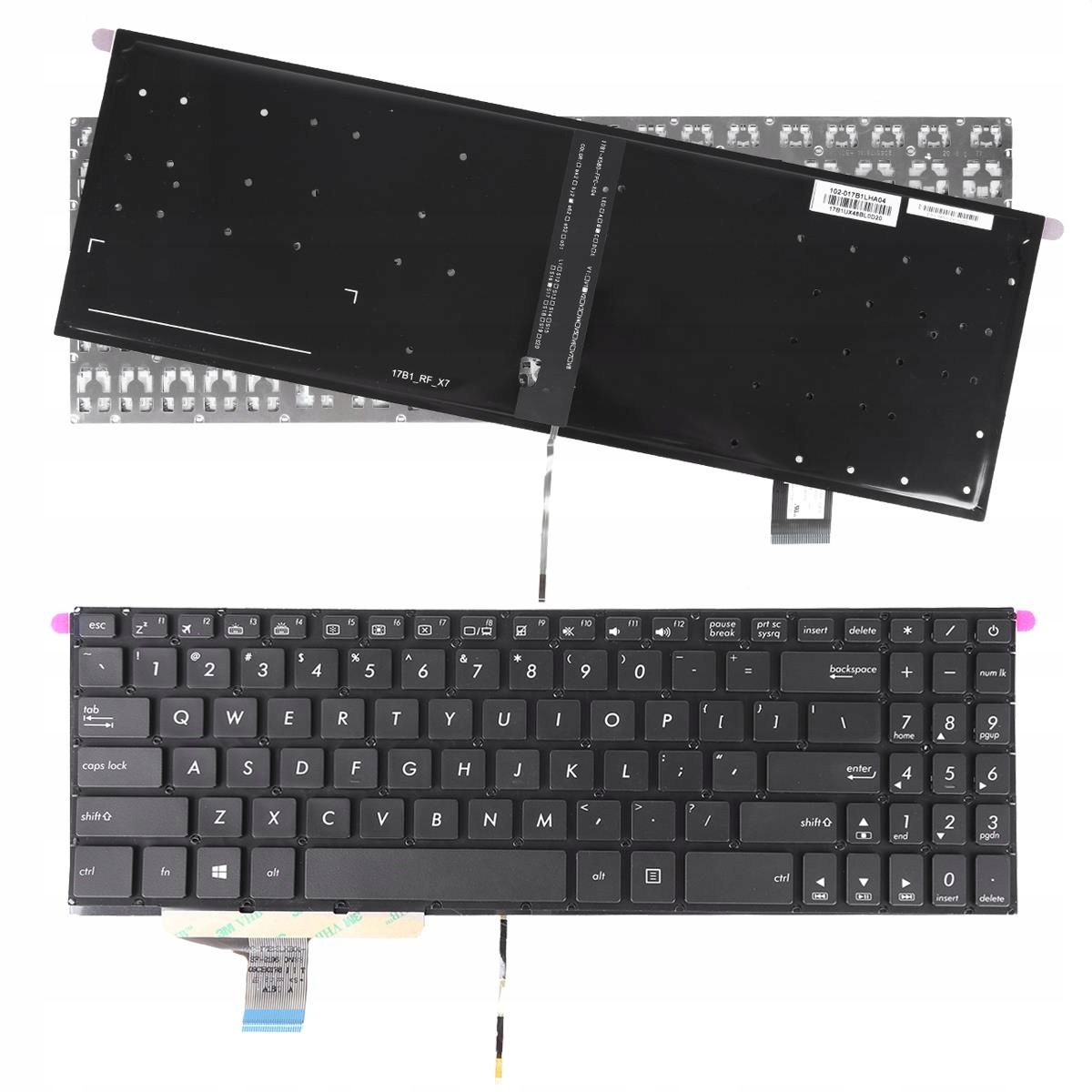 Klávesnice Pro Asus N580 N580VD X580 X580VD X580GD Led